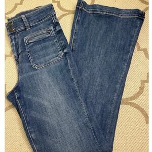 American Eagle super high rise flare-rise flare jeans, size 10 long, NWT,MSRP$60